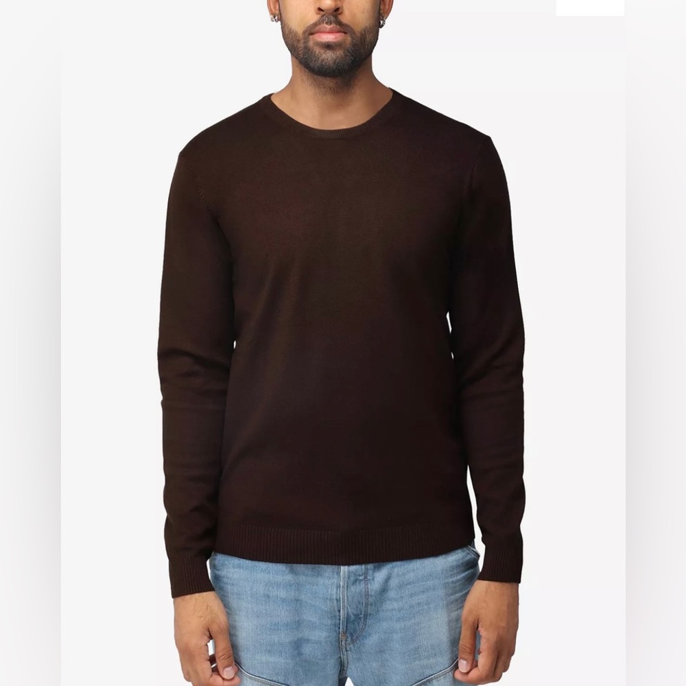 X-RAY Men's Basic Crewneck Pullover Midweight Sweater, Size XXL